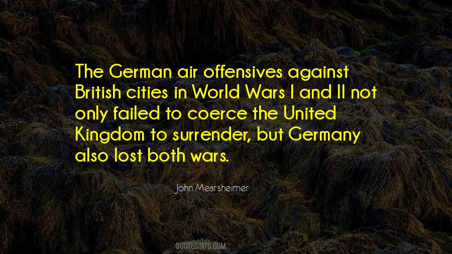 War Surrender Quotes #1607297
