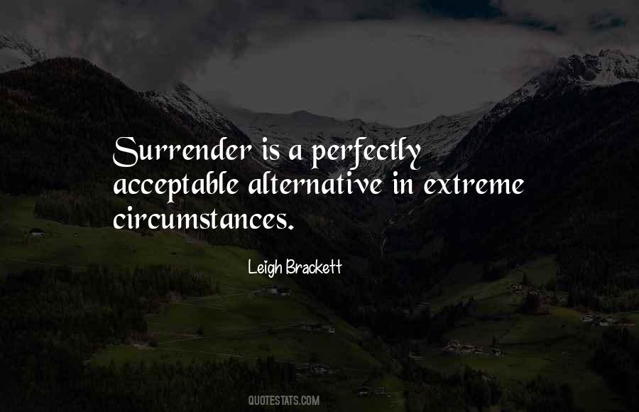 War Surrender Quotes #544056