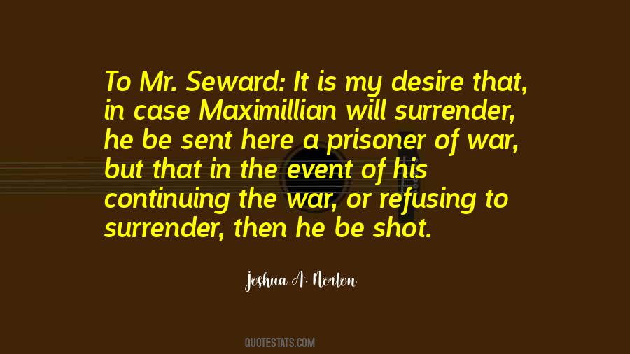 War Surrender Quotes #810189