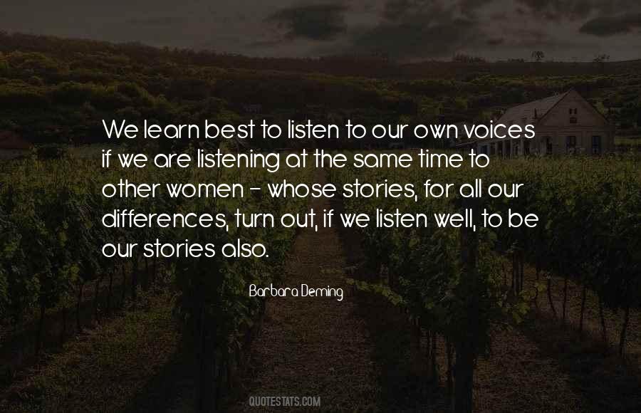 We Listen Quotes #218866