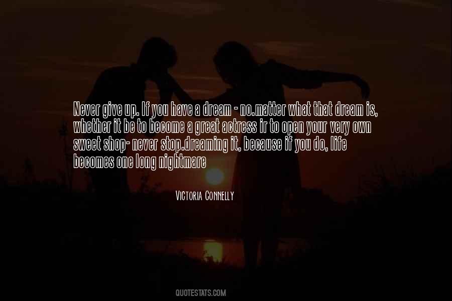 Quotes About Never Give Up Your Dream #798770