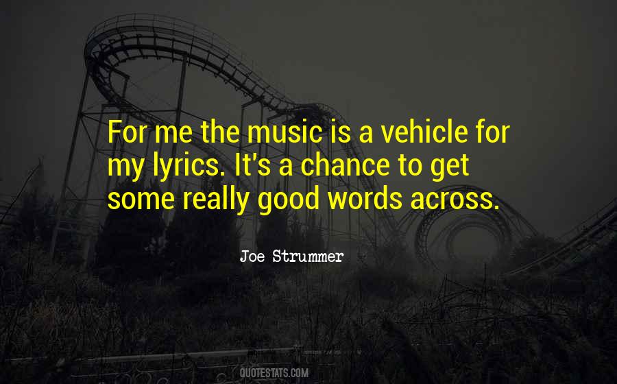 Good Joe Strummer Quotes #1570375