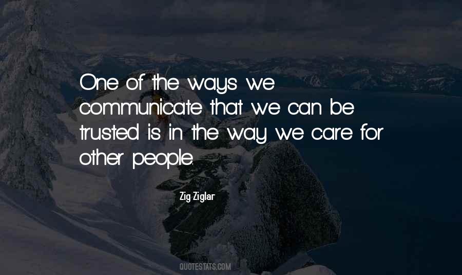 We Care Quotes #1087626