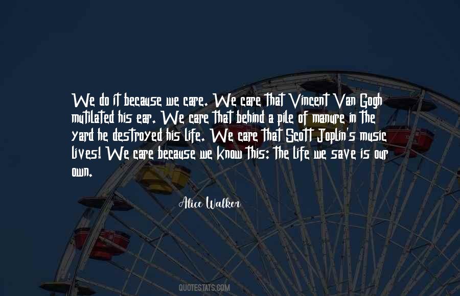 We Care Quotes #1215070