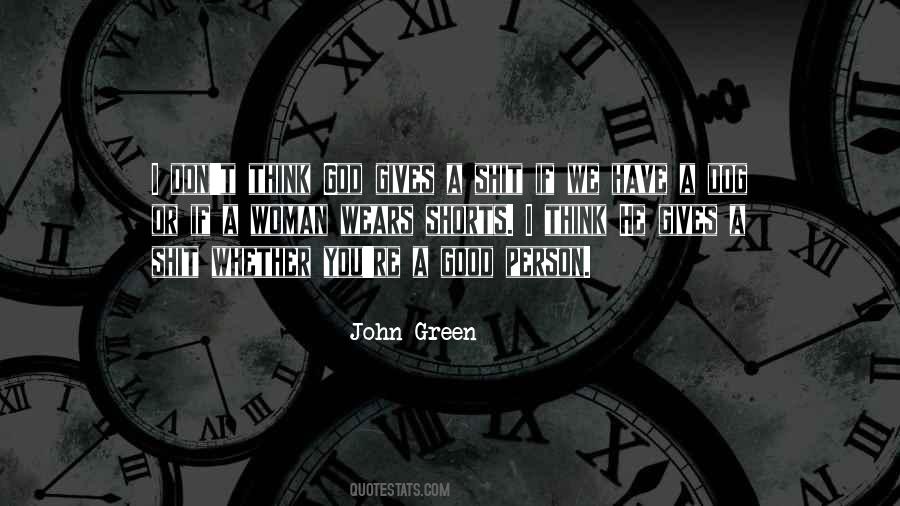 Good John Green Quotes #1264107