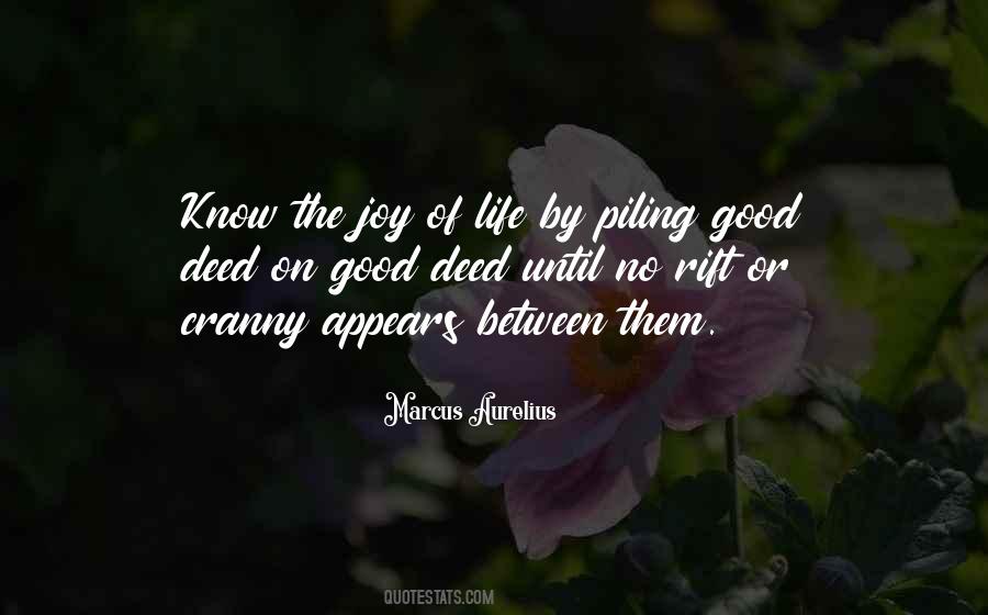 Good Joy Life Quotes #367075