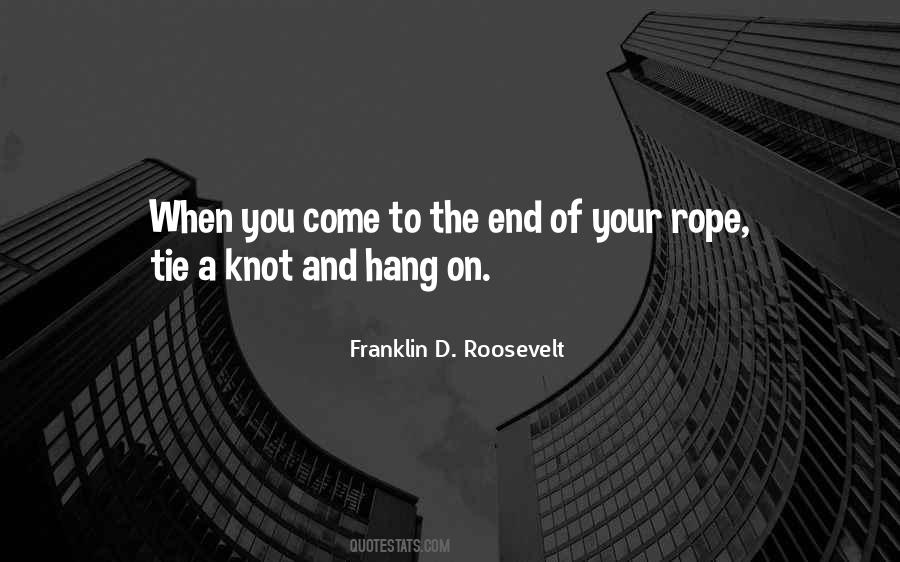 Tie A Knot Quotes #544644