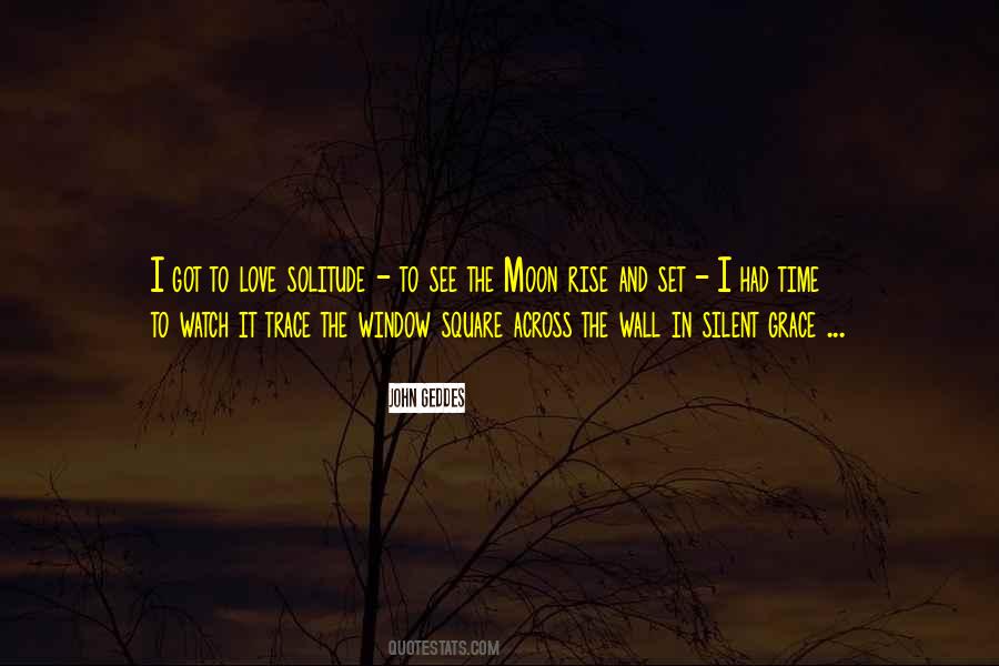 I Love Solitude Quotes #1136542