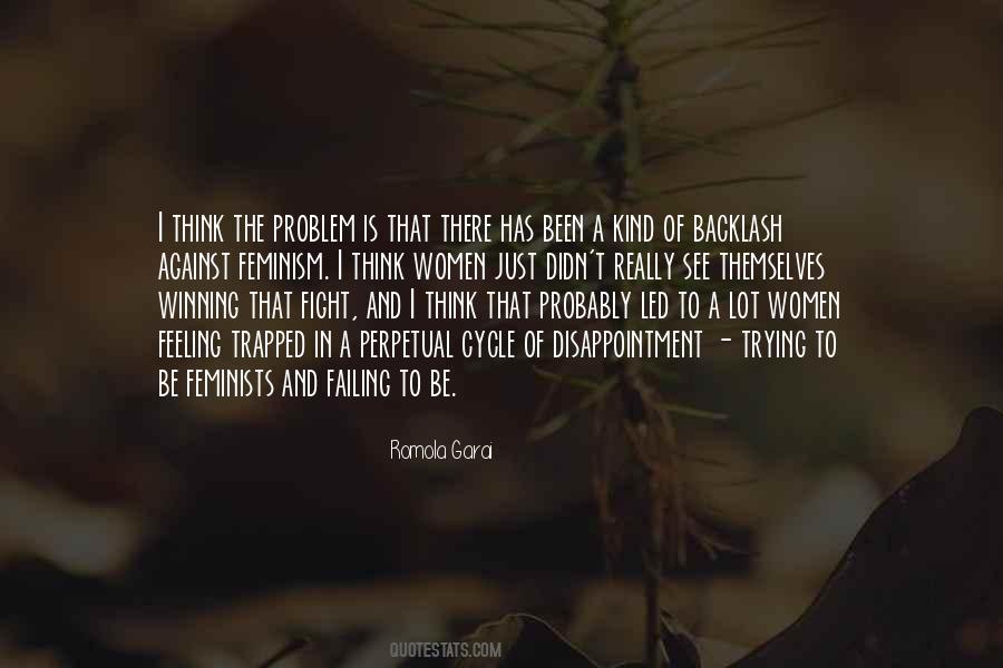 Against Feminism Quotes #383652