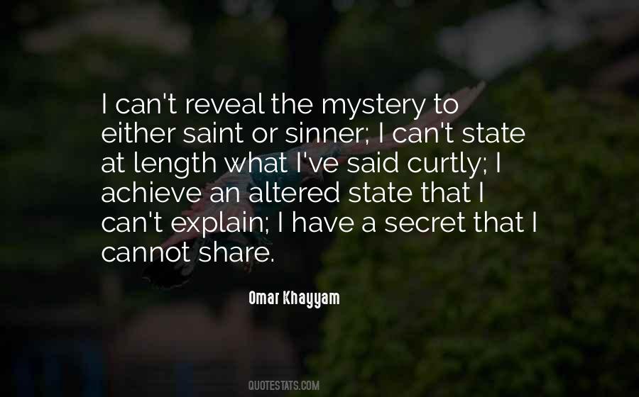 Sharing Secret Quotes #203347
