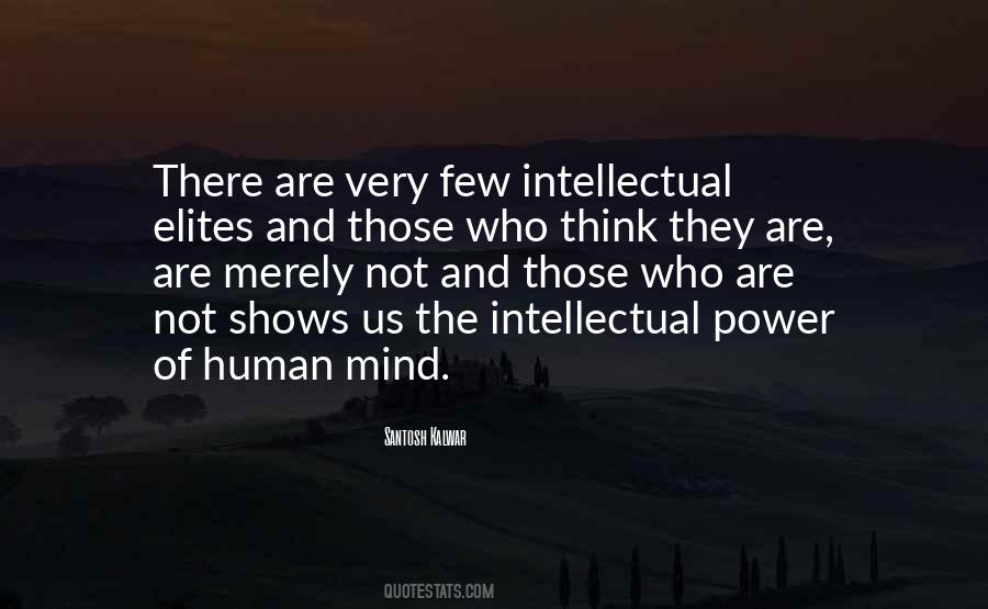 Intellectual Mind Quotes #41701