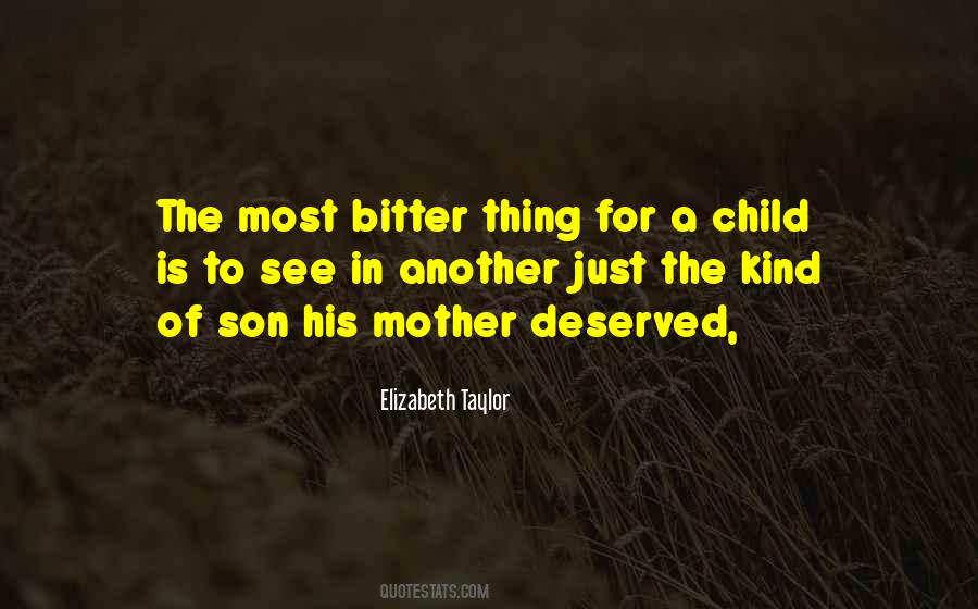 Mother To A Son Quotes #971337
