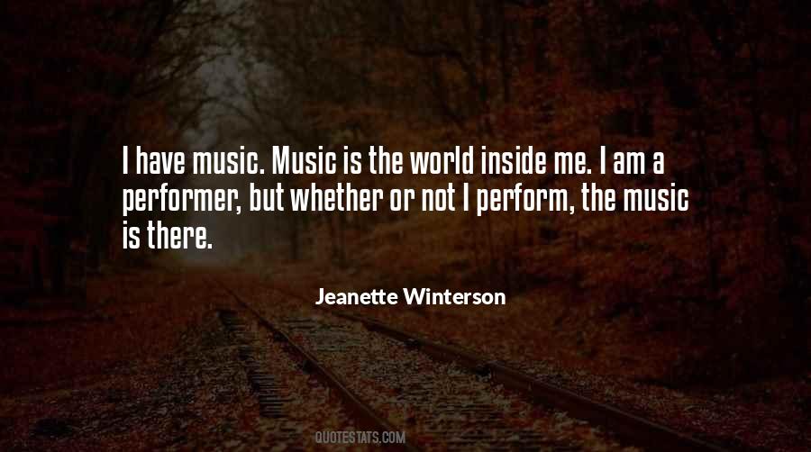 I Am A Performer Quotes #880137