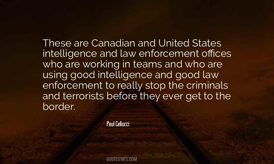 Good Law Enforcement Quotes #36947