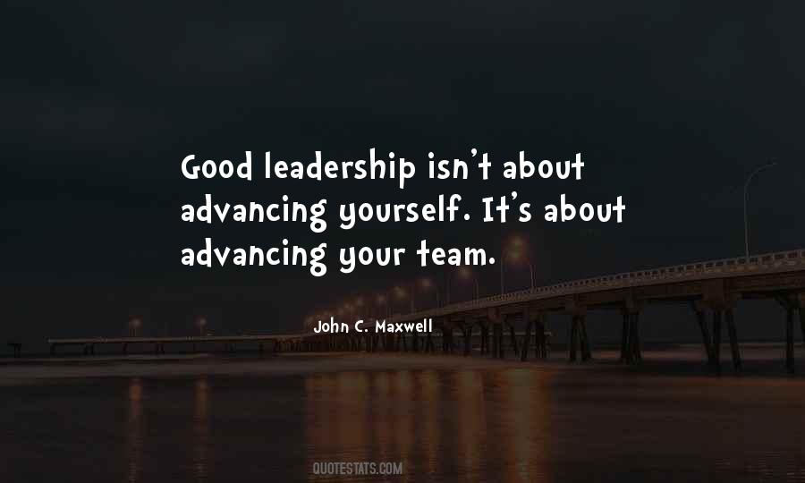 Good Leadership Quotes #686074