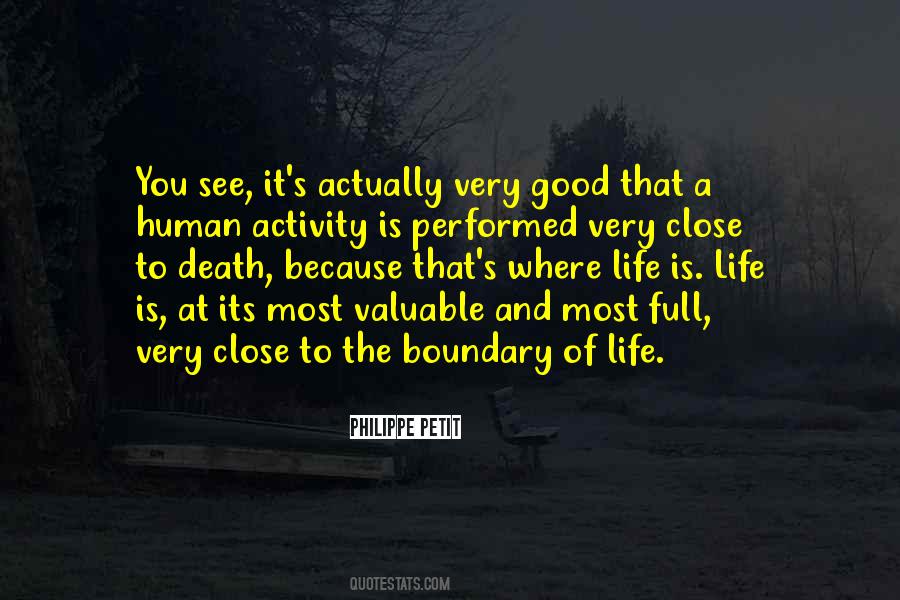 Good Life Death Quotes #235941