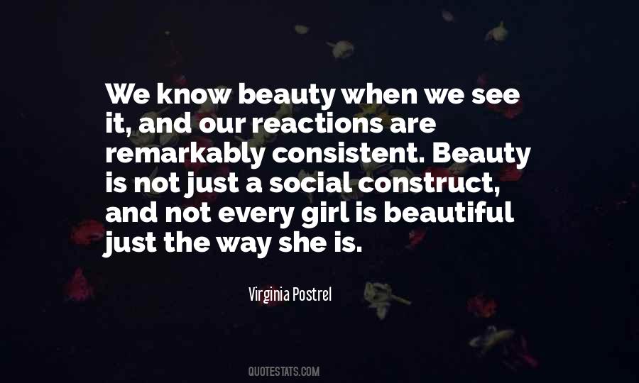 A Girl Is Beautiful Quotes #616398