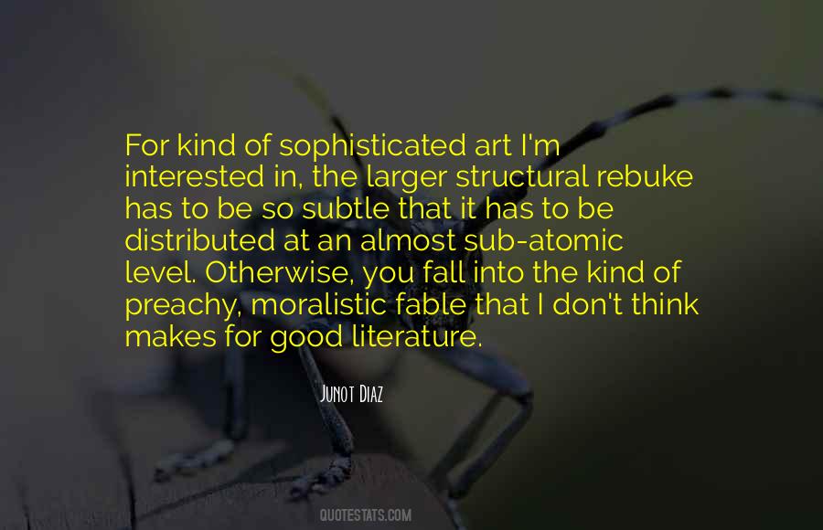 Good Literature Quotes #1088687
