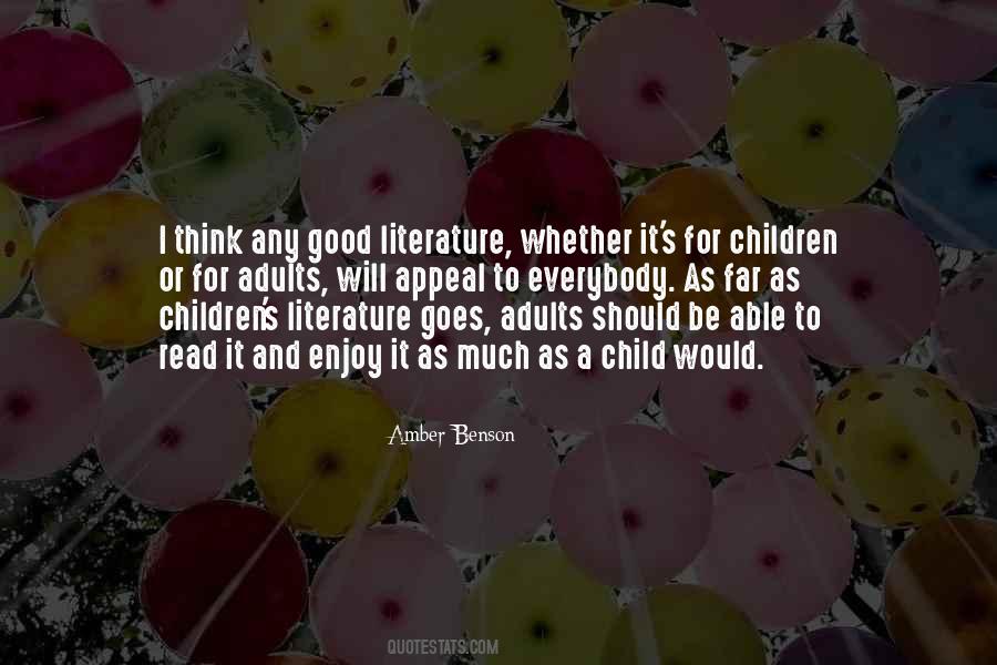 Good Literature Quotes #1351880