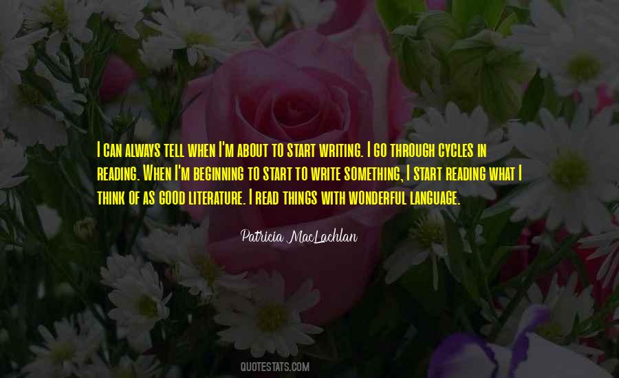 Good Literature Quotes #1642147