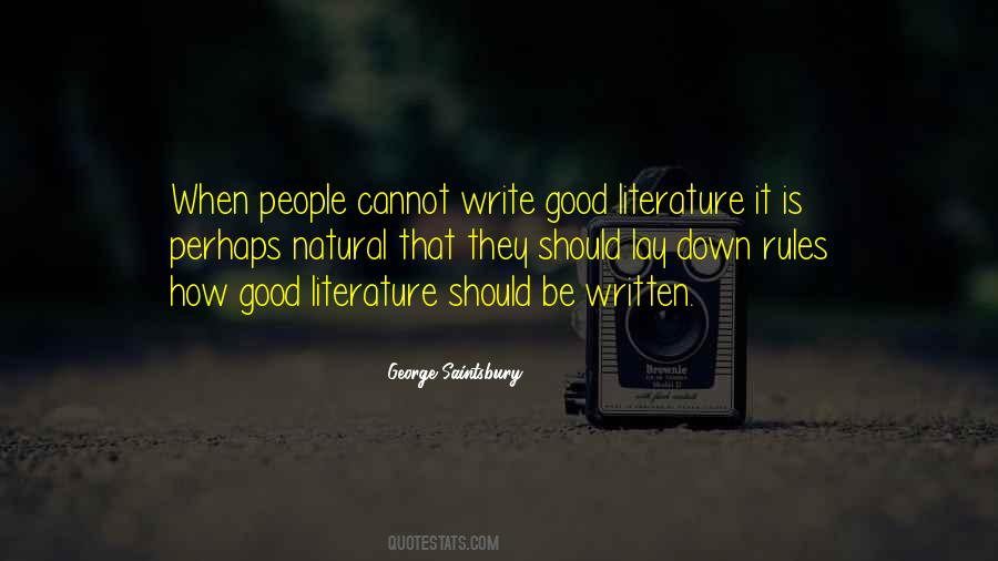 Good Literature Quotes #173529