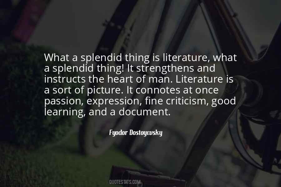 Good Literature Quotes #571754