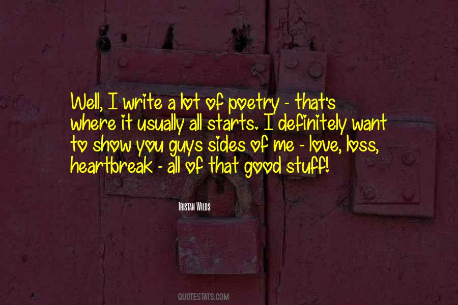 Good Love Poetry Quotes #1272217