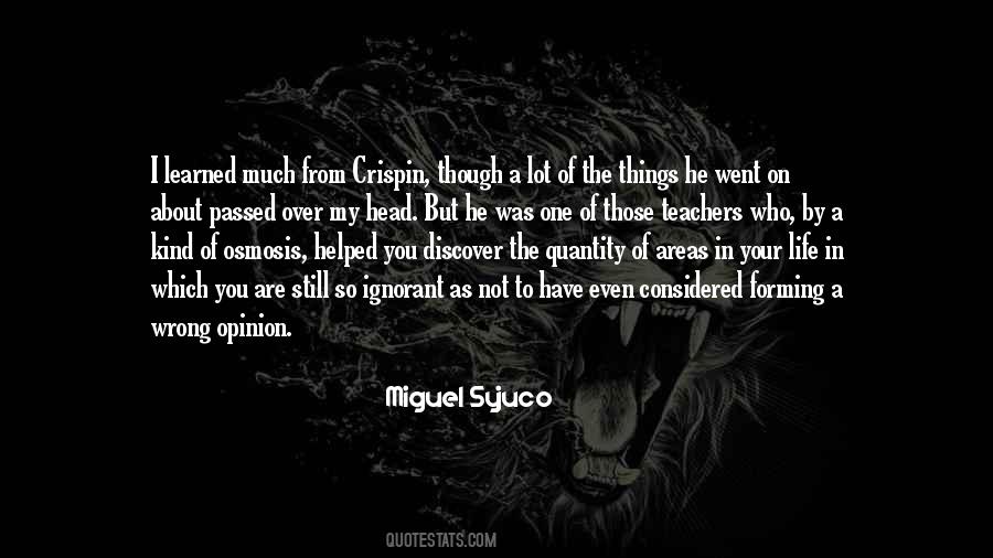 I Have Learned In Life Quotes #1354874