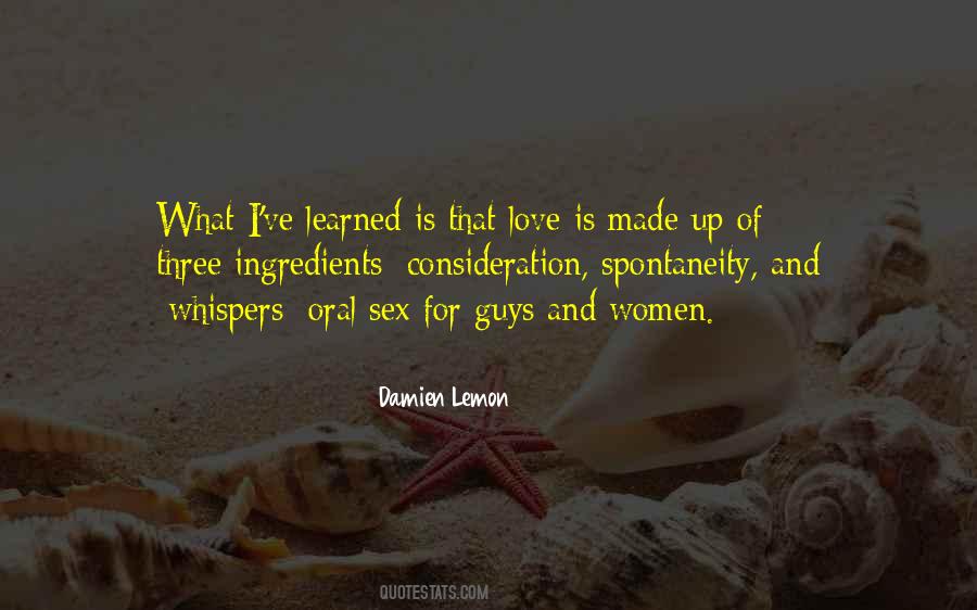 Love Ingredients Quotes #1453570