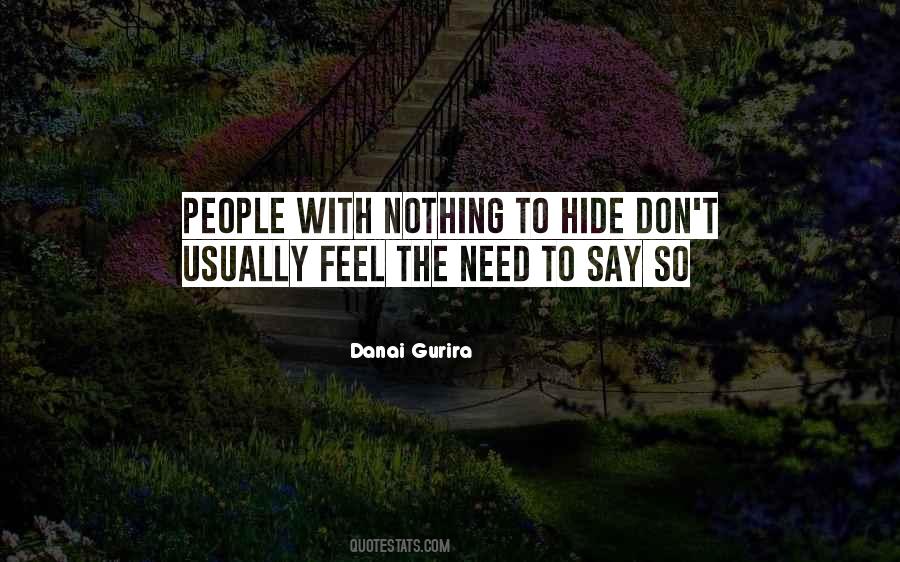 To Hide Quotes #1788970