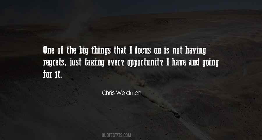 Regret Opportunity Quotes #825153