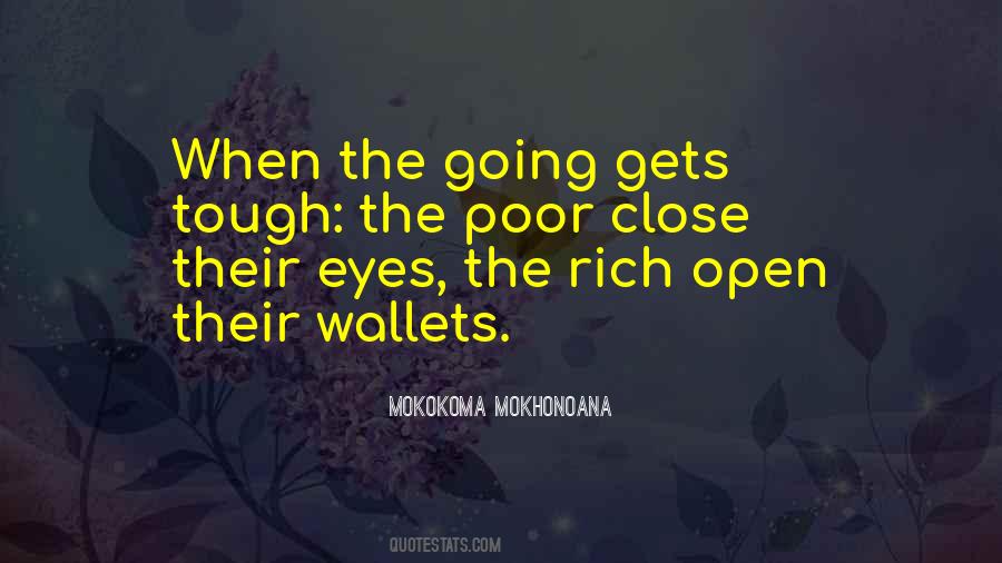 Not Having Wealth Quotes #19446