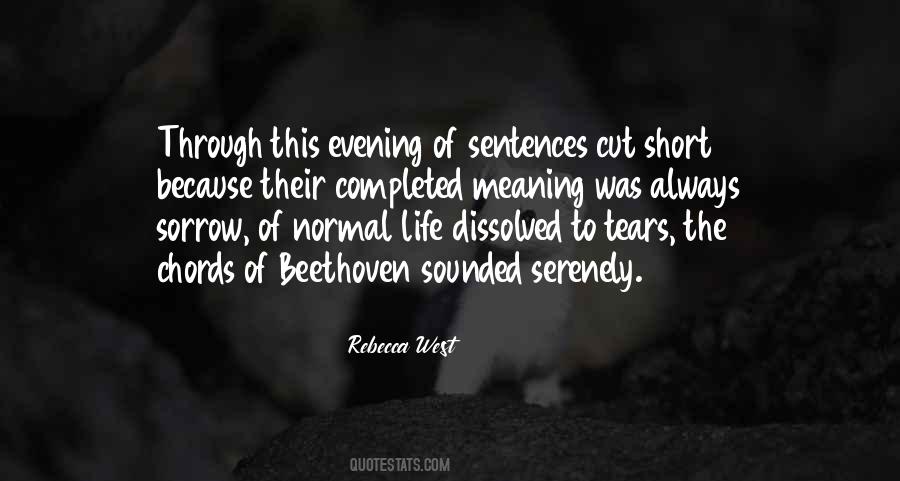 Through Sadness Quotes #1627449