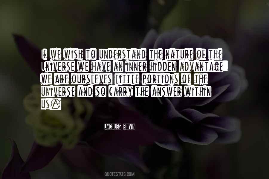 Nature Within Us Quotes #1367510