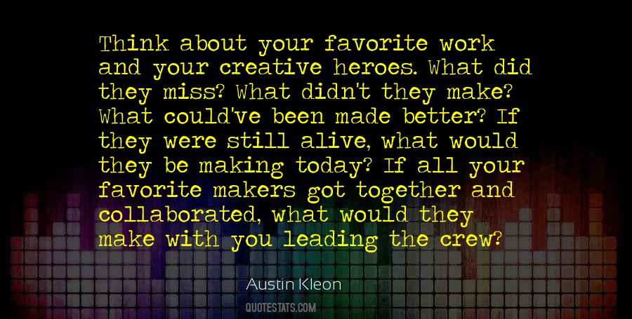 Favorite Work Quotes #1055359