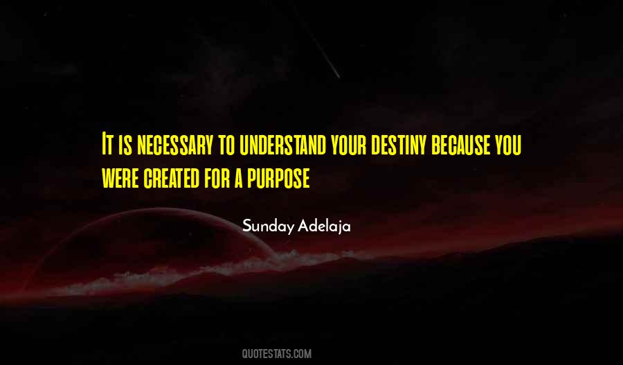 Understand Your Purpose Quotes #1353991
