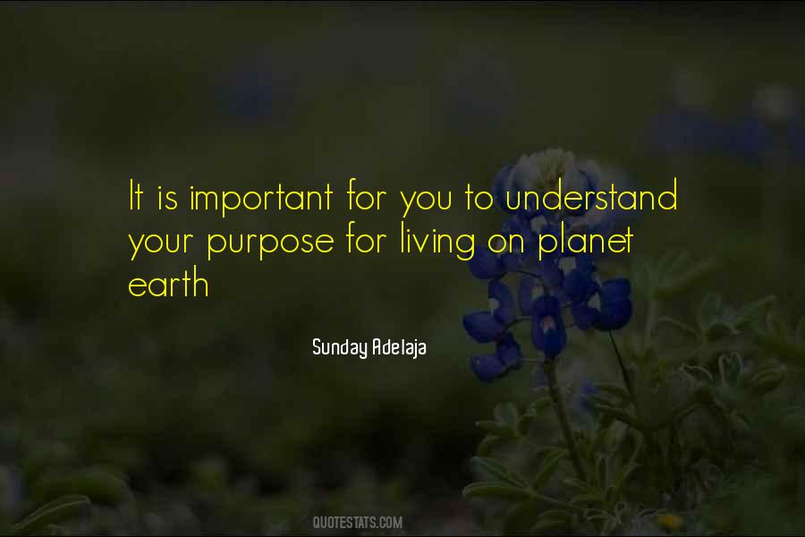 Understand Your Purpose Quotes #1772875