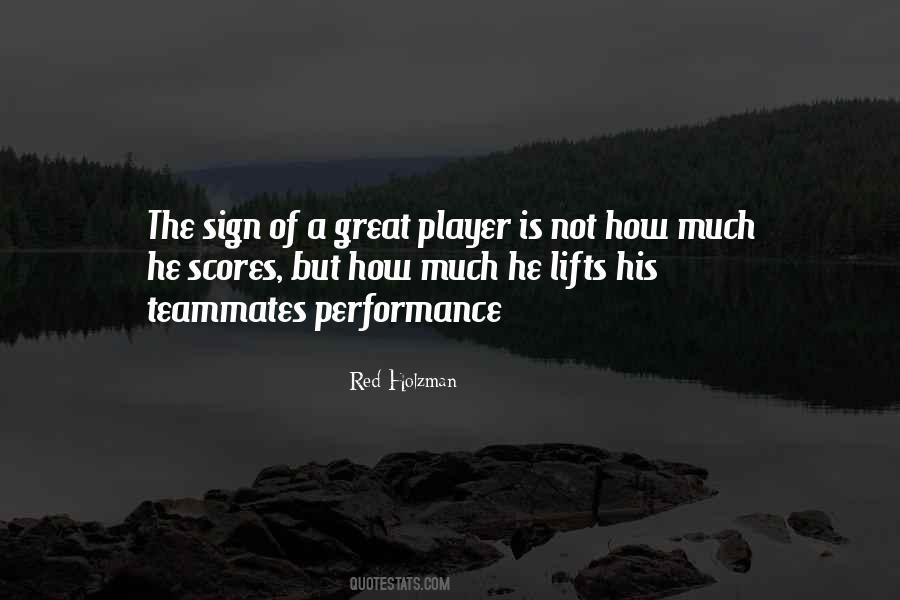 Great Player Quotes #1680596