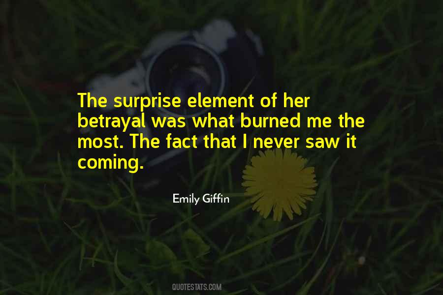 Quotes About The Element Of Surprise #1524450