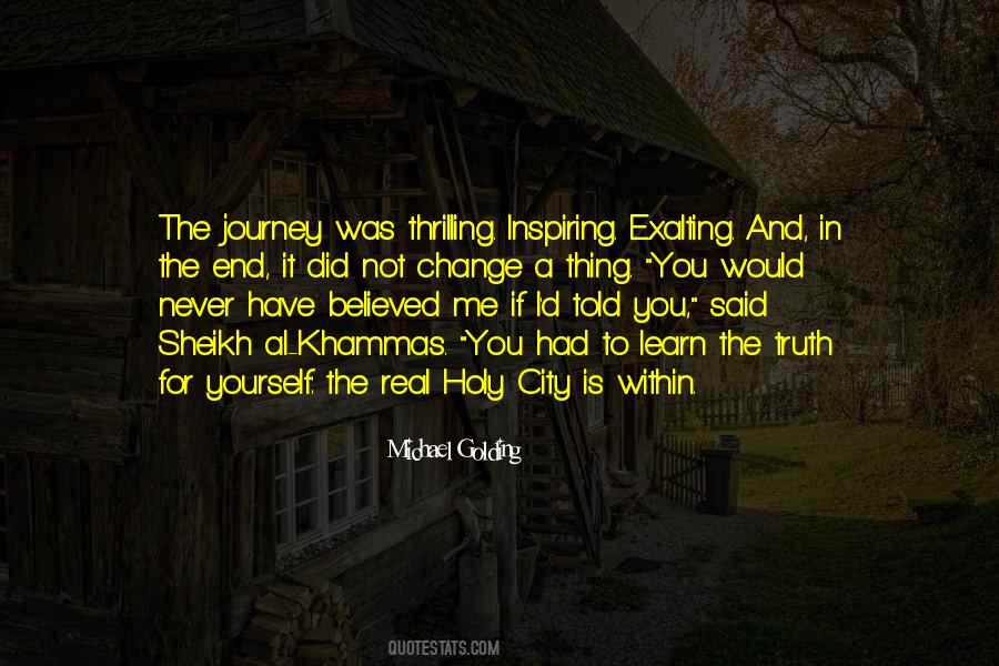 Change Journey Quotes #1295114