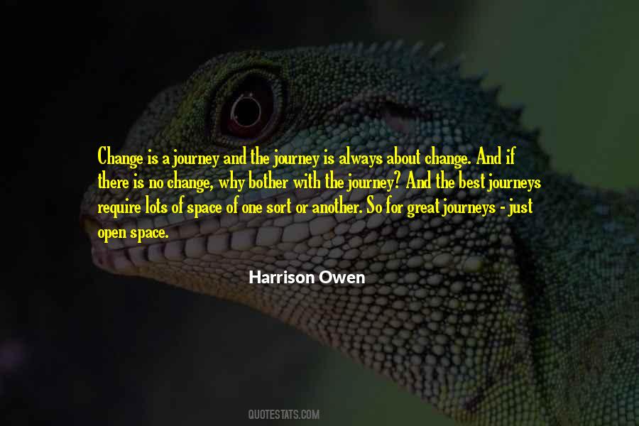 Change Journey Quotes #1747264
