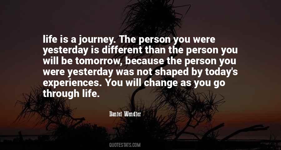 Change Journey Quotes #259919