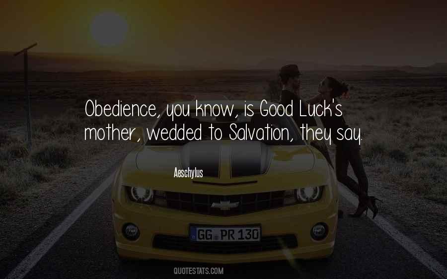 Good Luck To You Quotes #720230