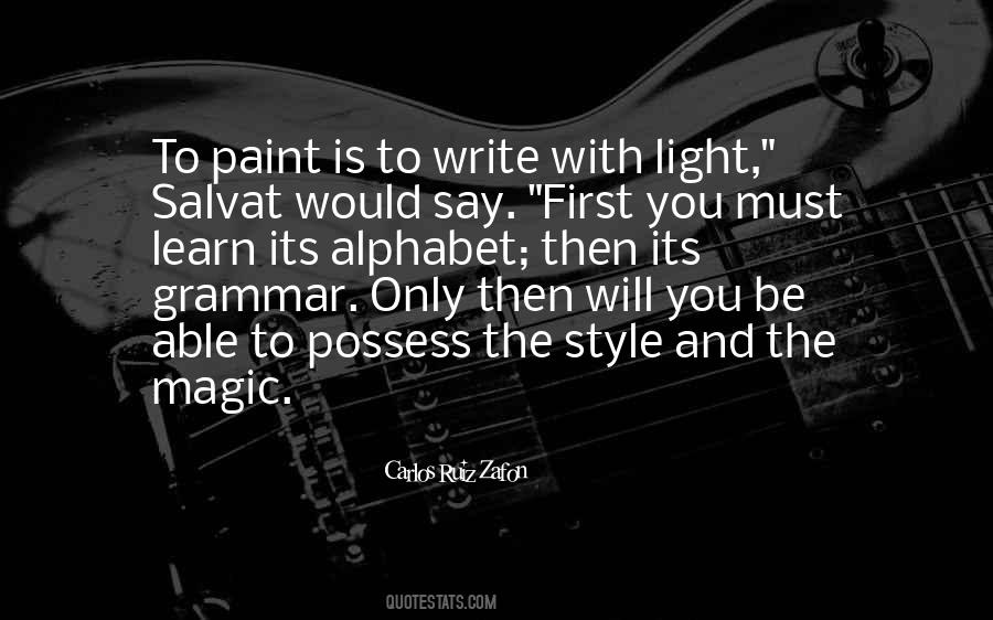 Write With Style Quotes #224339