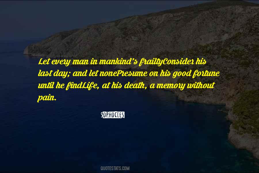 Good Man Death Quotes #1100948