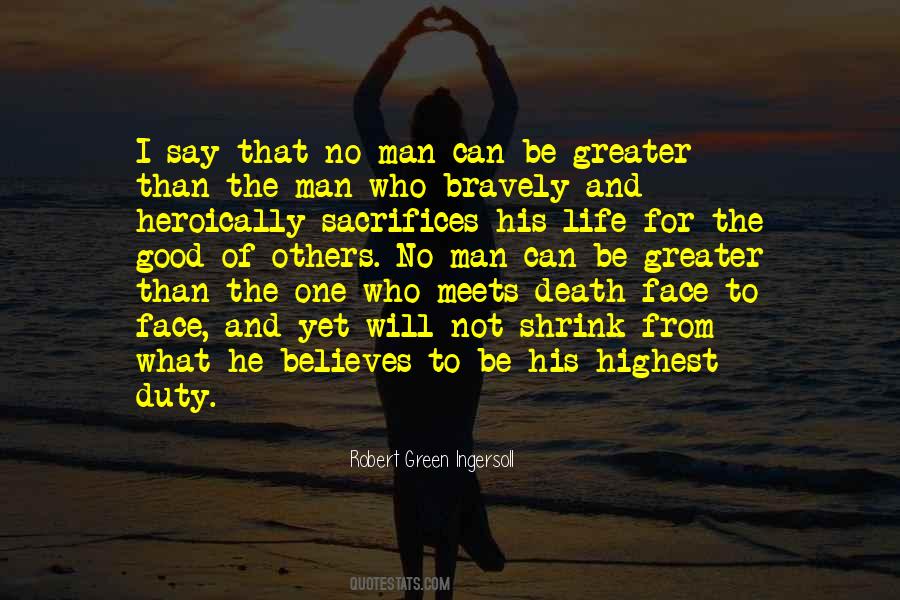 Good Man Death Quotes #1242154