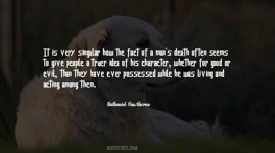 Good Man Death Quotes #1555773