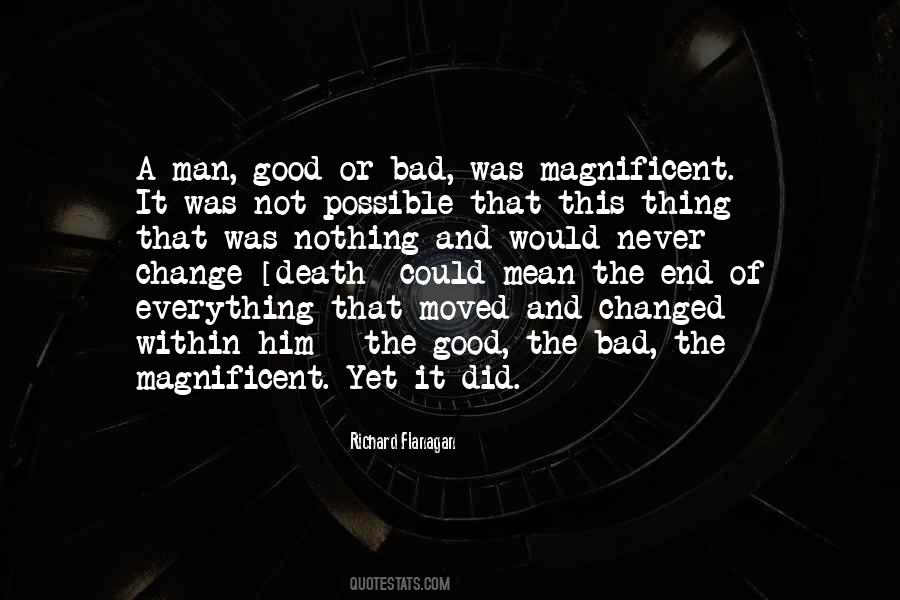 Good Man Death Quotes #767679