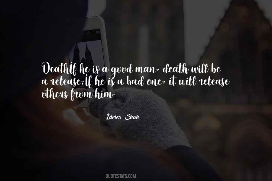 Good Man Death Quotes #95603
