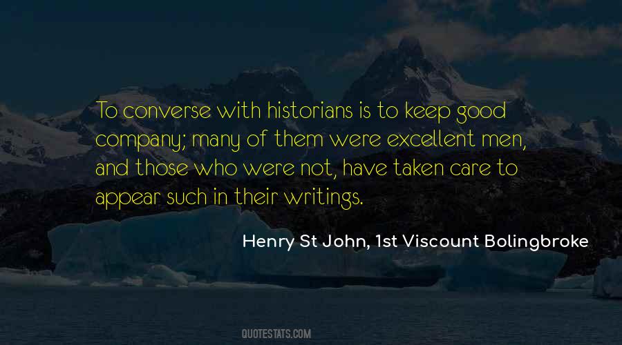 Keep Good Company Quotes #1037226